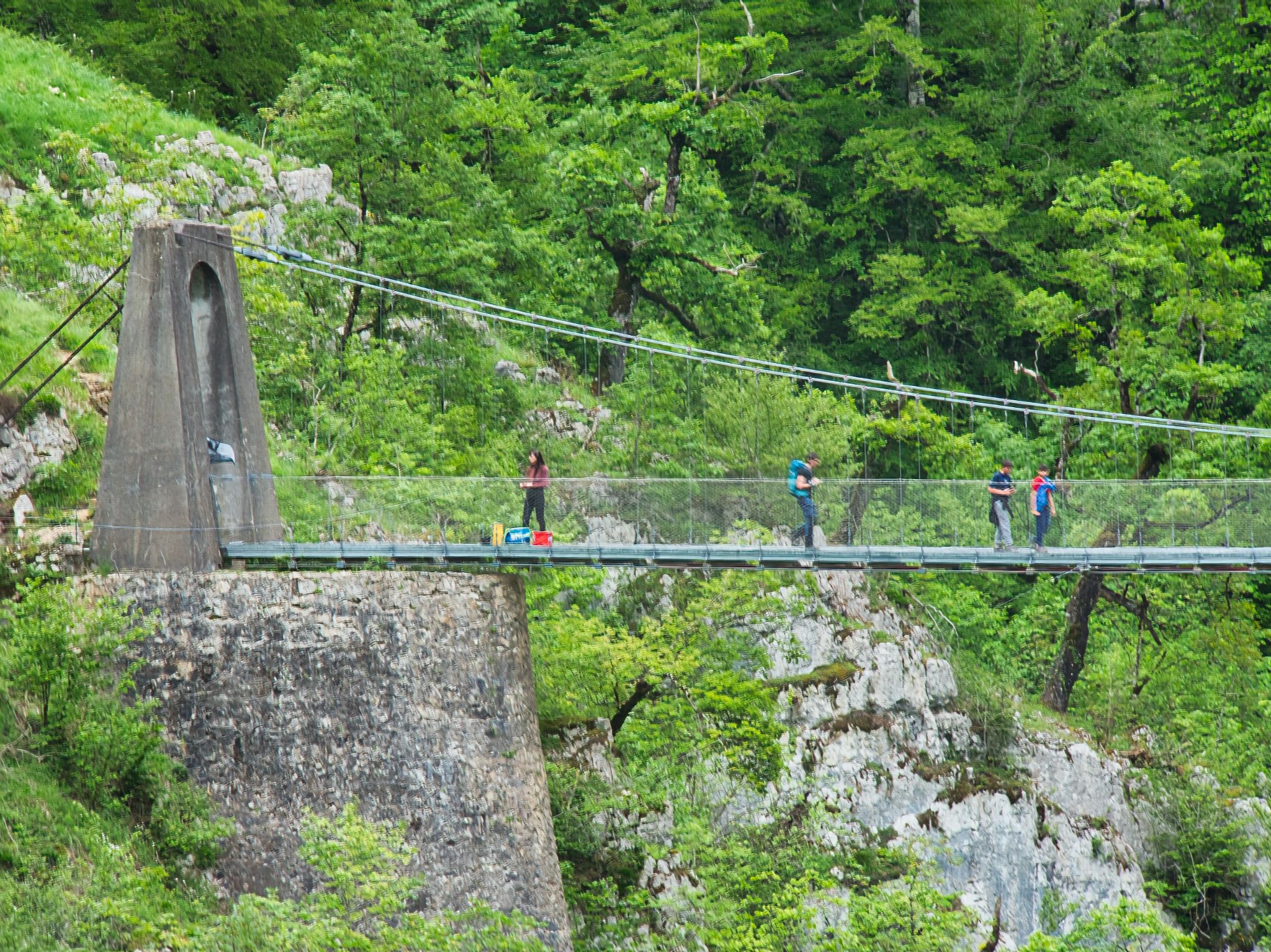 La passerelle Holzarté