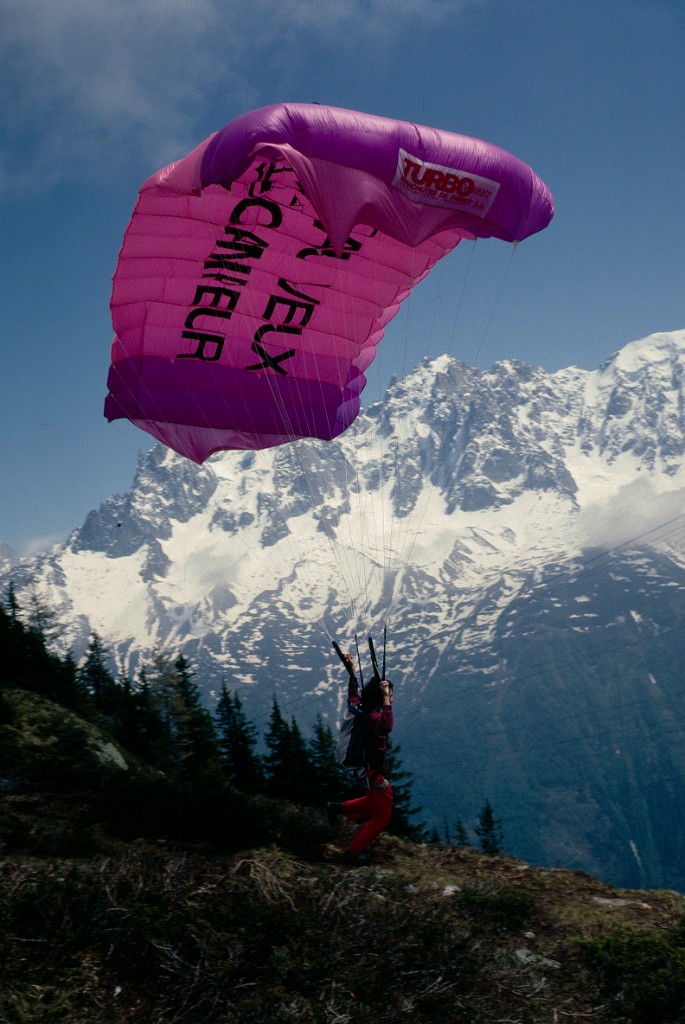 Parapente chamonix 5 1986
