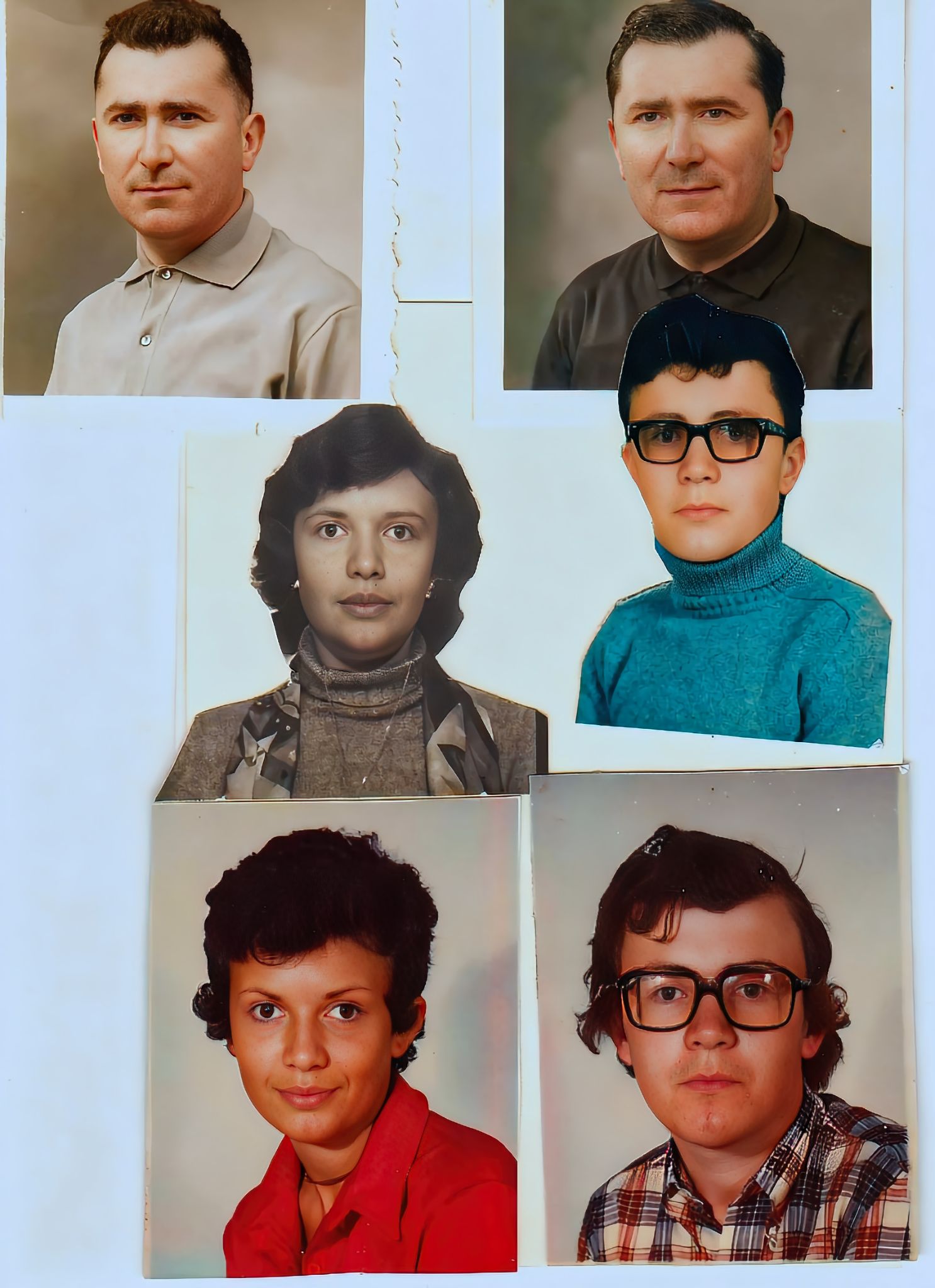 Photo identite guy vero flo Restored